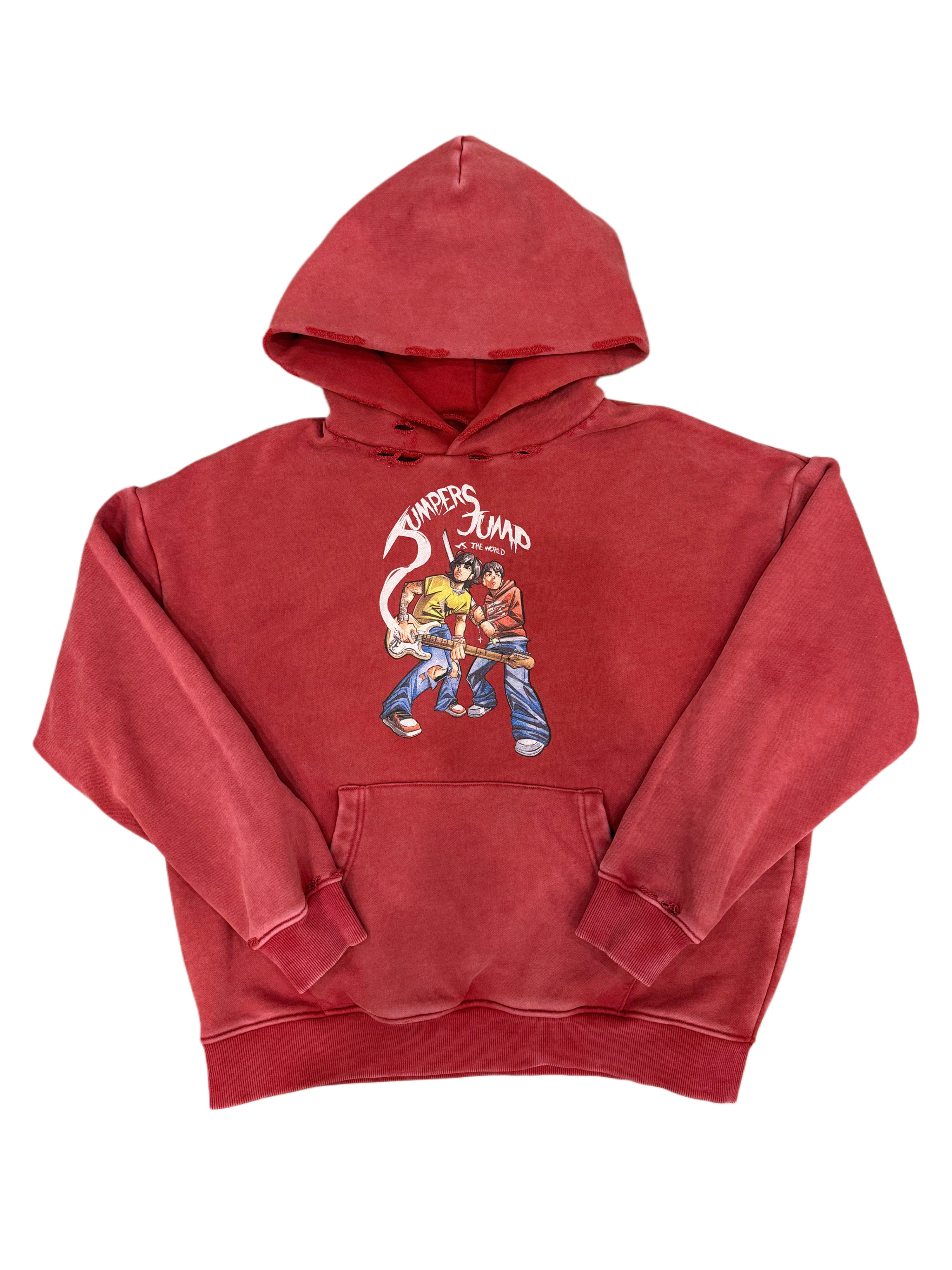RED JUMPERS JUMP HOODIE