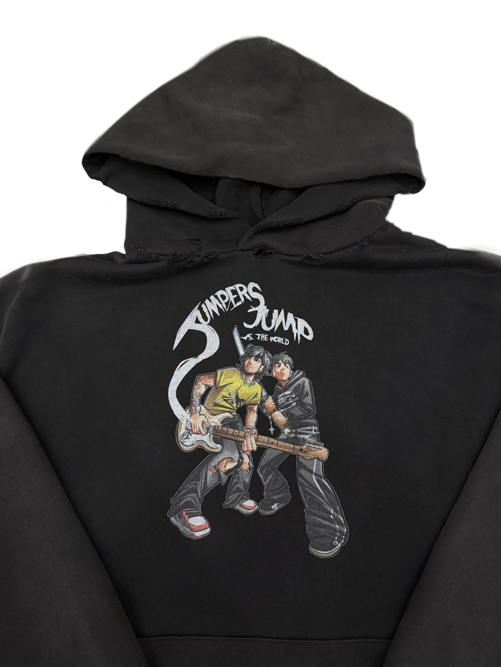 BLACK JUMPERS JUMP HOODIE