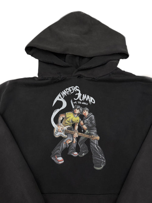 BLACK JUMPERS JUMP HOODIE