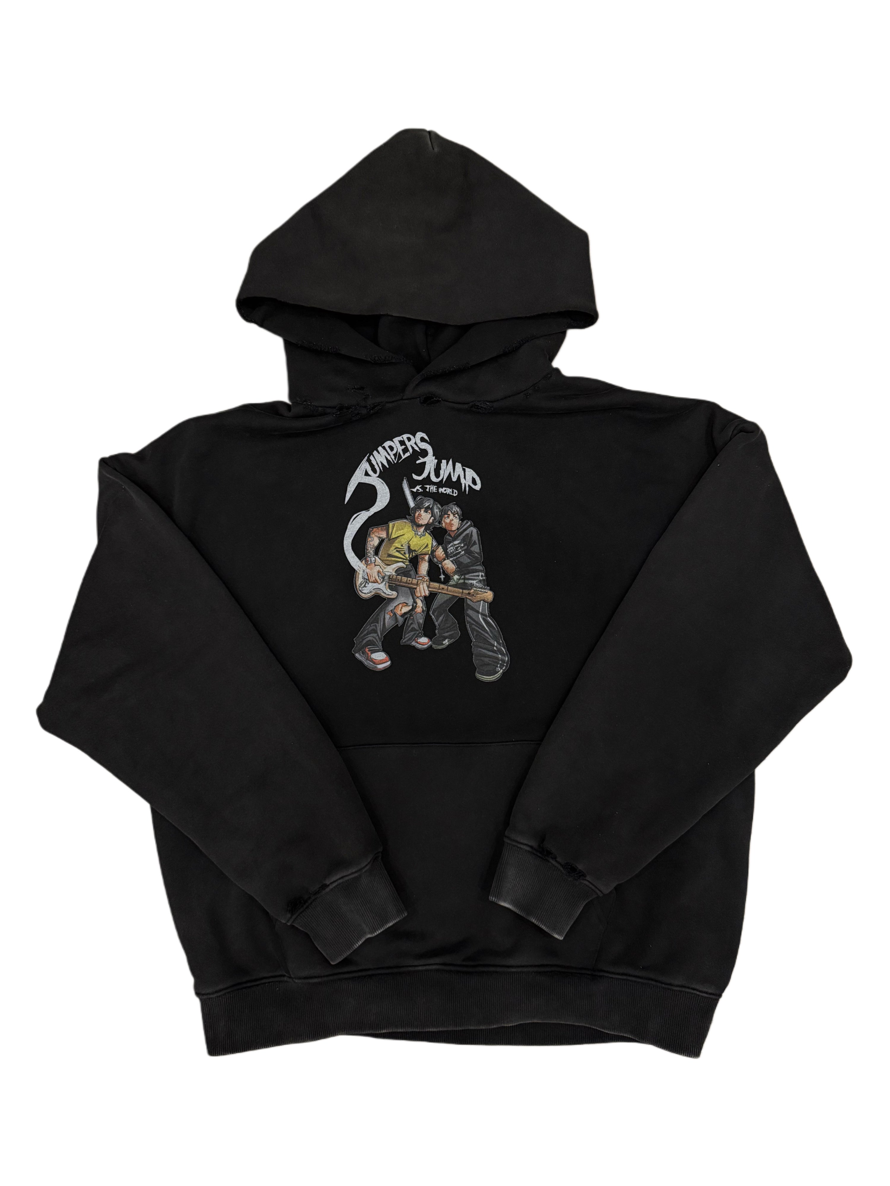 BLACK JUMPERS JUMP HOODIE