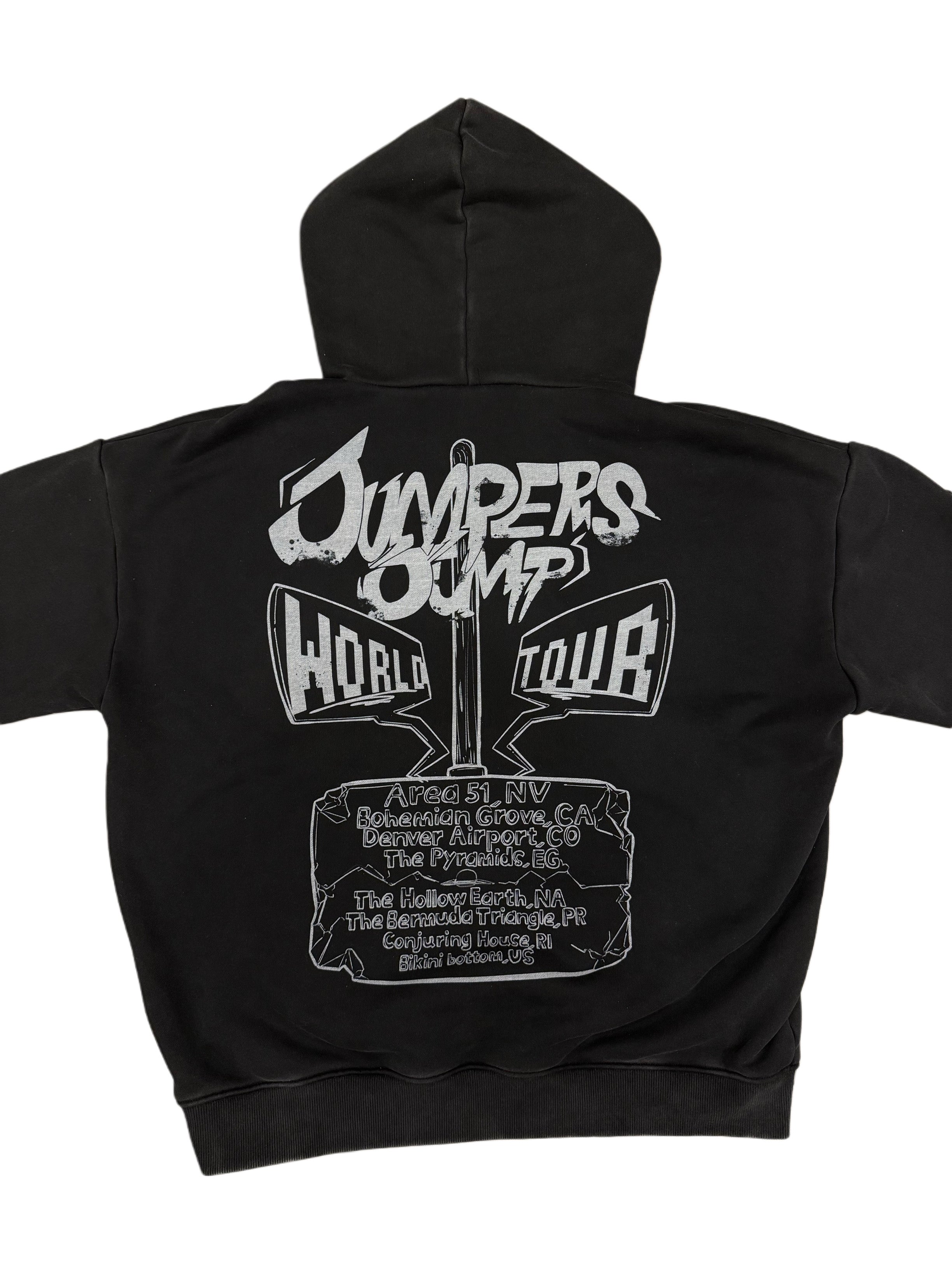 BLACK JUMPERS JUMP HOODIE
