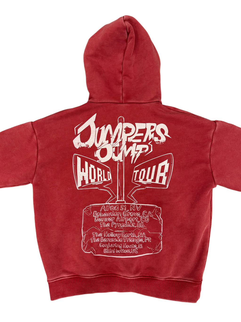 RED JUMPERS JUMP HOODIE