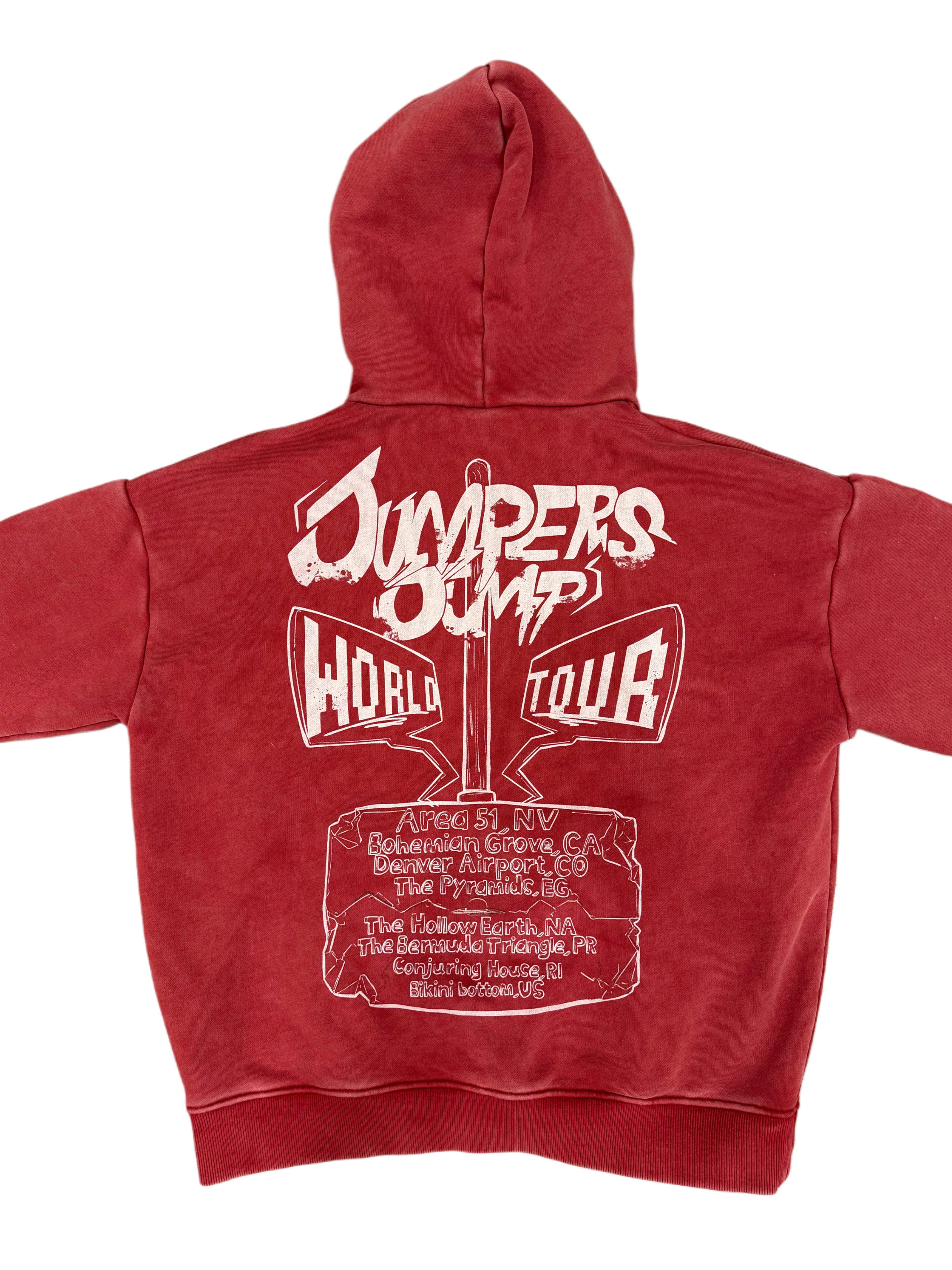 RED JUMPERS JUMP HOODIE