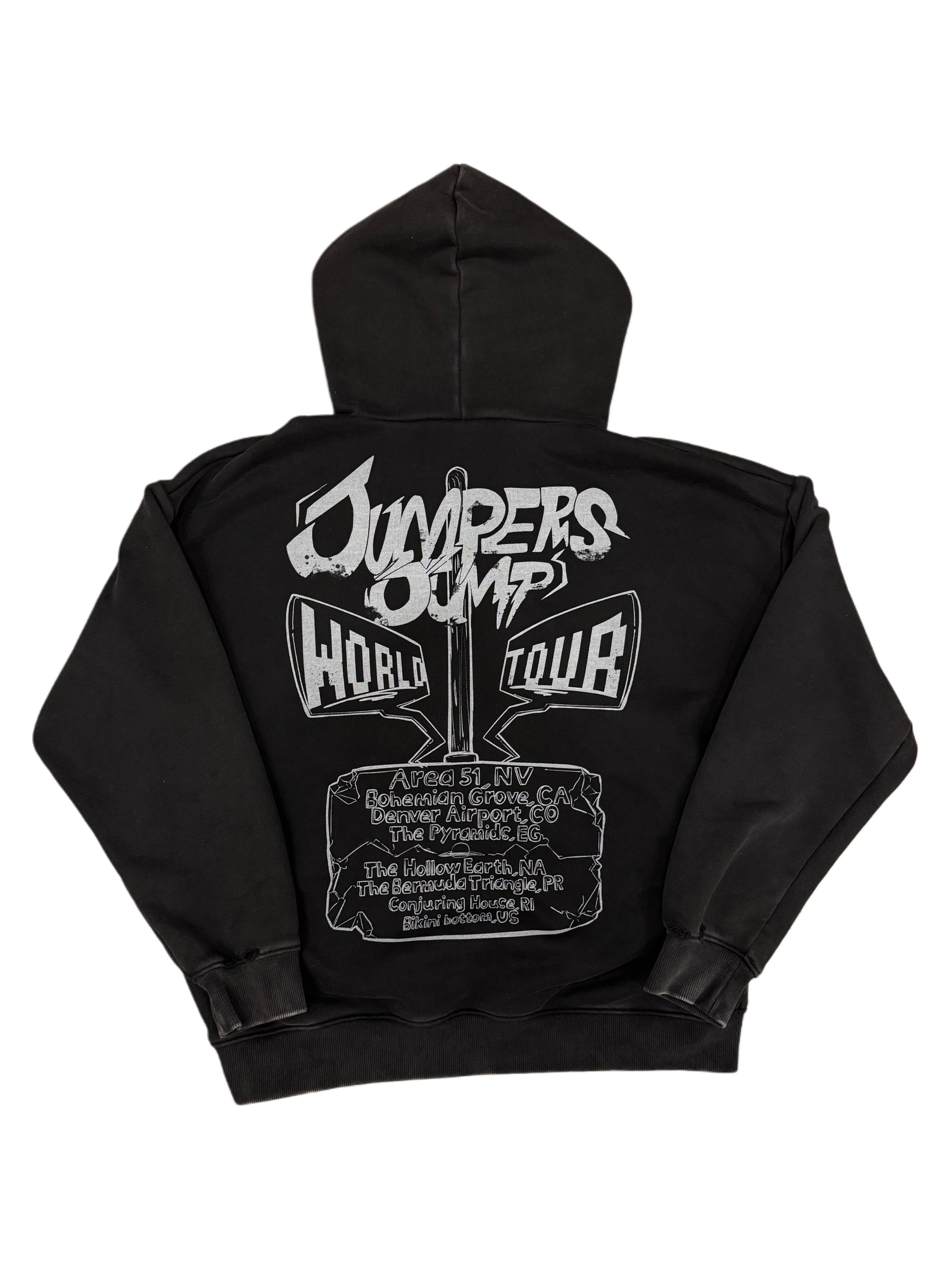 BLACK JUMPERS JUMP HOODIE