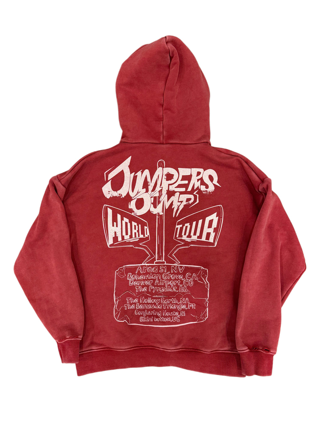 RED JUMPERS JUMP HOODIE